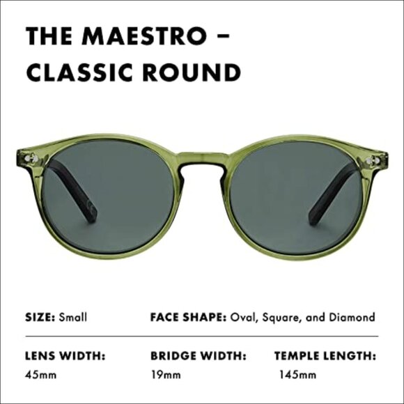 Polarized Sunglasses with Tritan Plastic Frame, Spring Hinges